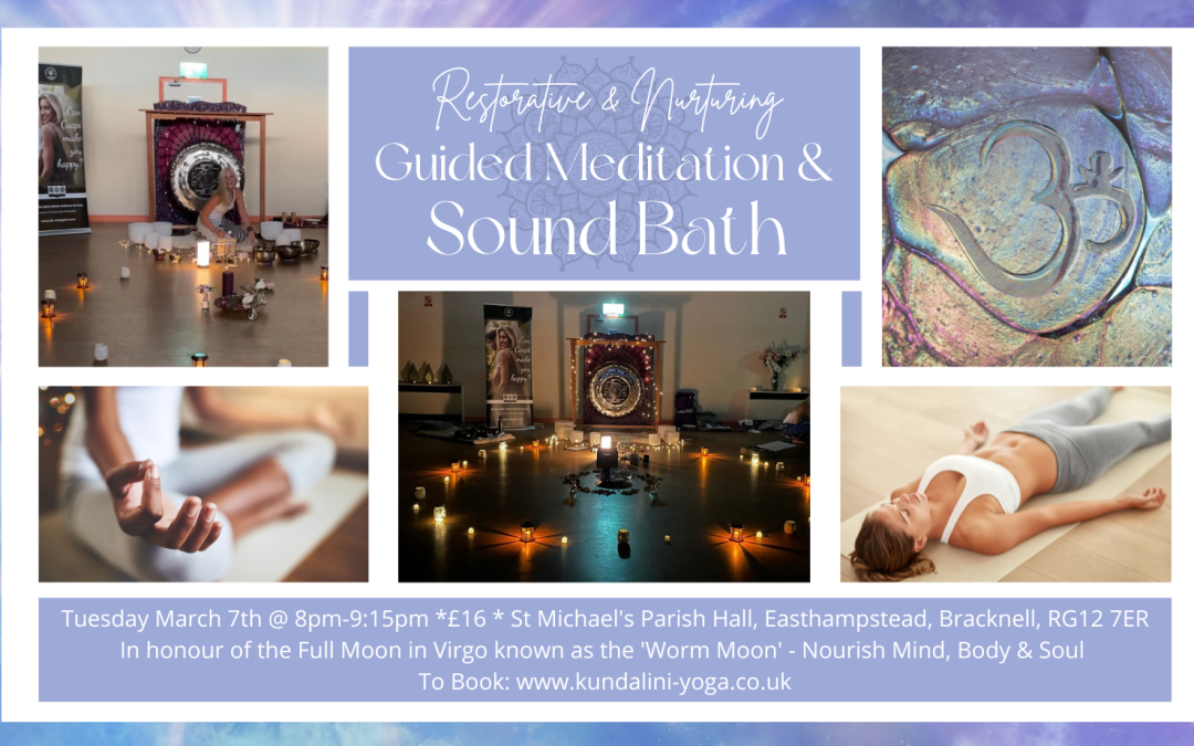 Meditation & Soundbath for the Full Moon in Virgo