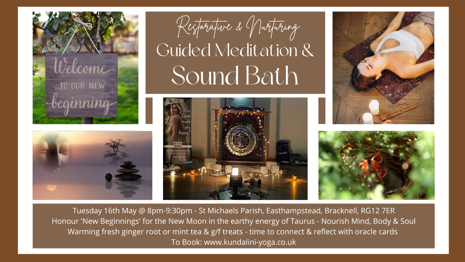 Sound bath event in bracknell