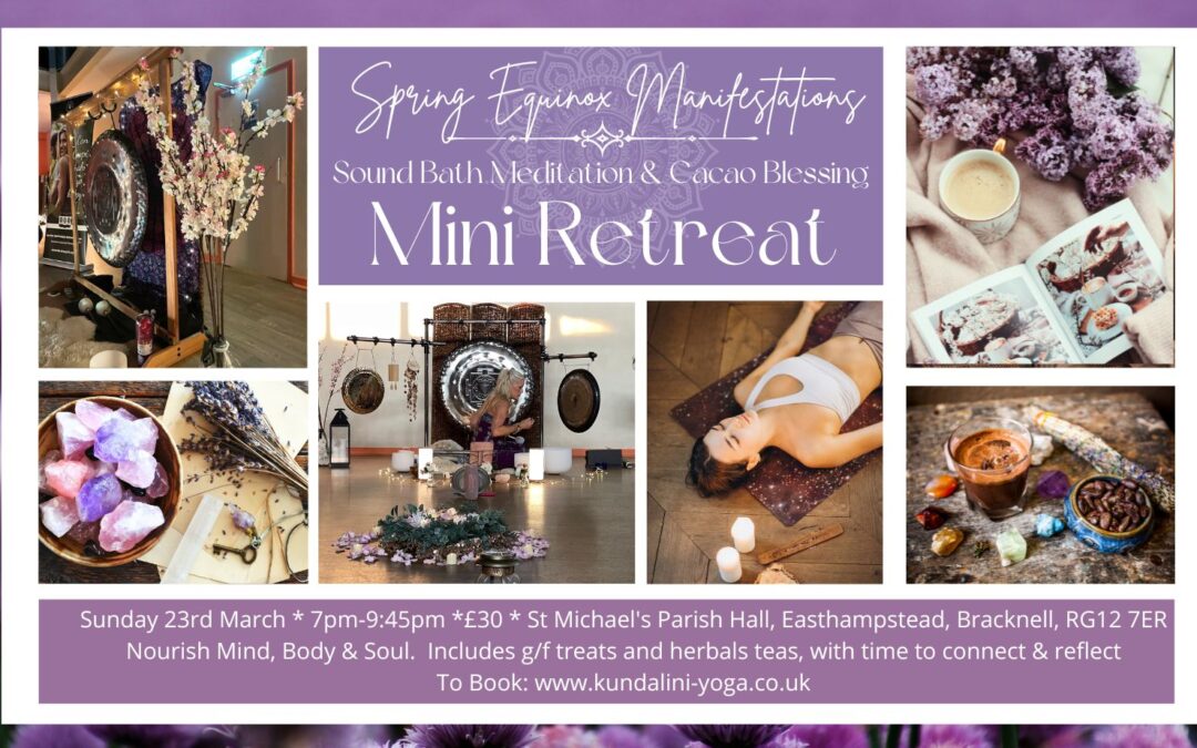 Spring Equinox Soundbath, Cacao & Manifestation Mini Retreat