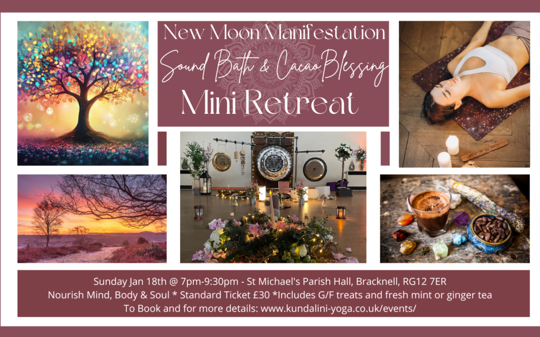 New Moon Soundbath & Cacao Mini Retreat