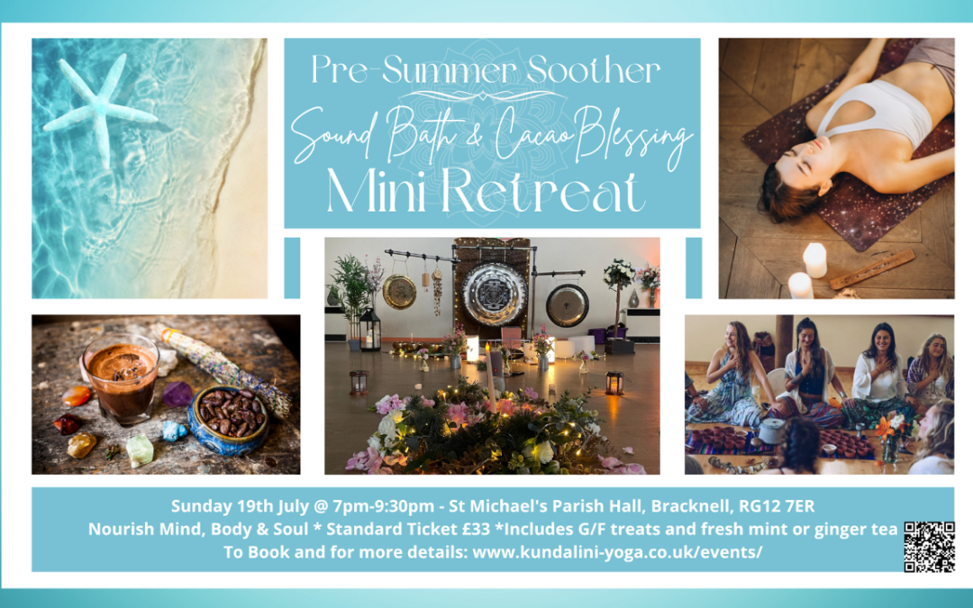Soundbath & Cacao ‘Pre-Summer Soother’